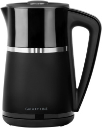 Чайник электрический GALAXY LINE GL 0338, 1.7л, металл/пластик