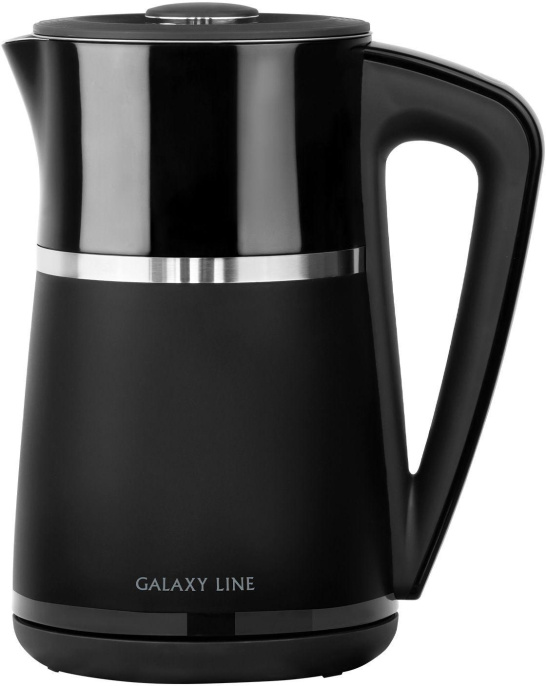 Чайник электрический GALAXY LINE GL 0338, 1.7л, металл/пластик