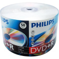 Диск DVD+R Philips 4.7 Gb, 16x, Bulk 50 DR4S6U50F/97