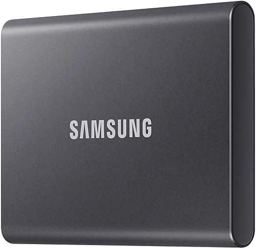 Внешний диск SSD Samsung T7 4ТБ MU-PC4T0T/WW, USB 3.2 Gen 2, запись - 1000МБ/с, чтение - 1050МБ/с, черный