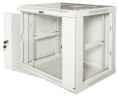 Шкаф коммутационный Lanmaster (TWT-CBWPG-6U-6X6-GY) настенный 6U 600x600мм пер.дв.стекл 60кг серый 500мм 368мм IP20 сталь