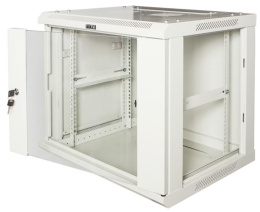 Шкаф коммутационный Lanmaster (TWT-CBWPG-6U-6X6-GY) настенный 6U 600x600мм пер.дв.стекл 60кг серый 500мм 368мм IP20 сталь