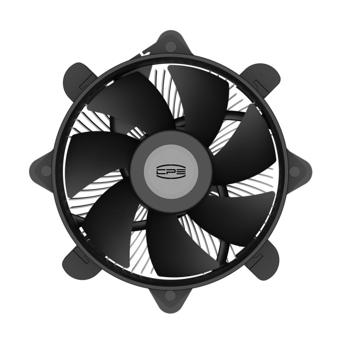 Кулер для ПК/ PCCooler R120 95W, 4-pin PWM, 60mm, Al, -mm, 1x95mm, 36.4CFM, 27.8dBA, 2700RPM, S: 1851/1700/1200/115X, black