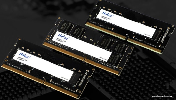 Оперативная память NETAC Basic NTBSD4N26SP-04 DDR4 - 1x 4ГБ 2666МГц, для ноутбуков SO-DIMM , Ret