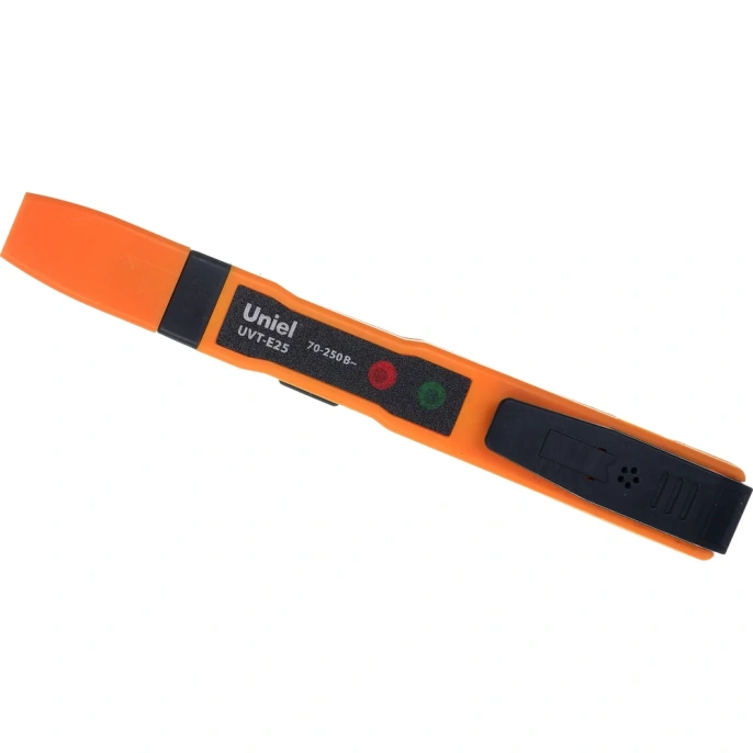 Индикаторная отвертка-пробник Uniel UVT-E25 шлицевая, 140 мм, 140/1000 В, yellow-grey UL-00008482