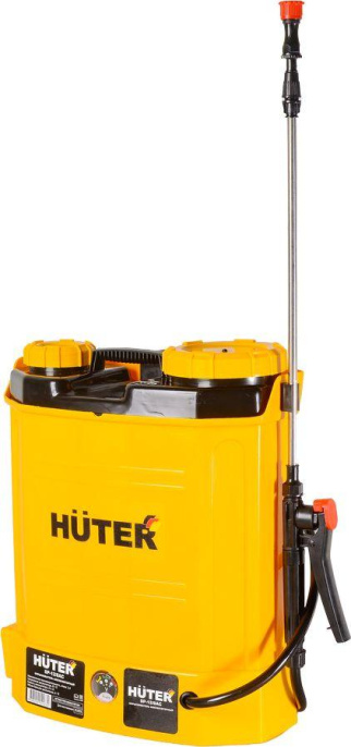 Опрыскиватель Huter SP-12/8AC, аккумуляторный, ранцевый, 12л, желтый/черный [70/13/39]