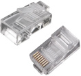 Коннектор PROCONNECT 05-1021-3 UTP кат.5E RJ45 прозрачный