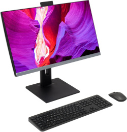 Моноблок Digma Pro Unity [DM23P3-8CXU01] Grey/Black 23.8" {Full HD i3 1215U/ 8Gb/ SSD256Gb/ UHDG/Ubuntu/km}