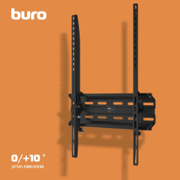 Кронштейн для телевизора Buro TL3, 32-65", настенный, наклон,  черный [bm35a14tf0]