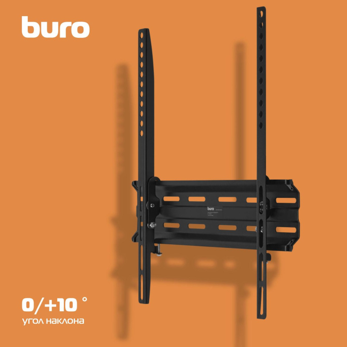 Кронштейн для телевизора Buro TL3, 32-65", настенный, наклон,  черный [bm35a14tf0]