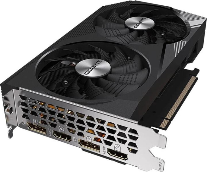 Видеокарта GIGABYTE NVIDIA GeForce RTX 3060 GV-N3060WF2OC-12GD 2.0 12ГБ Windforce, GDDR6, OC, Ret