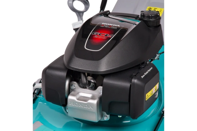 Газонокосилка бензиновая GPT GLM-Т5642ST-H роторная газонокосилка, самоходная, бензиновый двигатель, 4200 Вт, 5.6 л.с., четырехтактный, ширина скашивания: 56 см 70 л