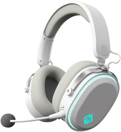 Наушники с микрофоном GMNG GG-HS405W белый мониторные BT/Radio/3.5mm оголовье 1899880