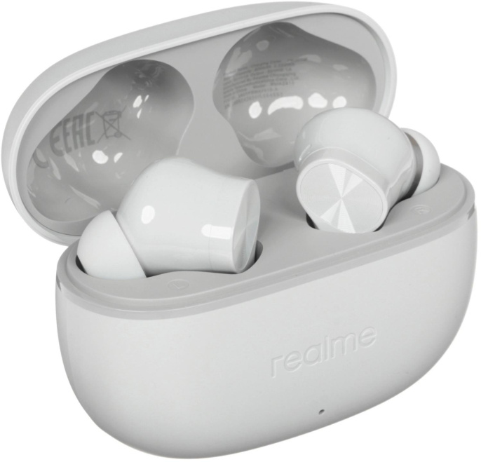 Гарнитура внутриканальные Realme Techlife Buds T200 Lite серый беспроводные bluetooth в ушной раковине 6942729003761