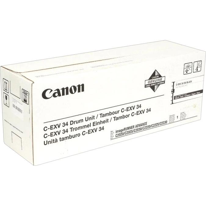 Барабан CANON С-EXV34 BK черный, 36 000 страниц 3786B003