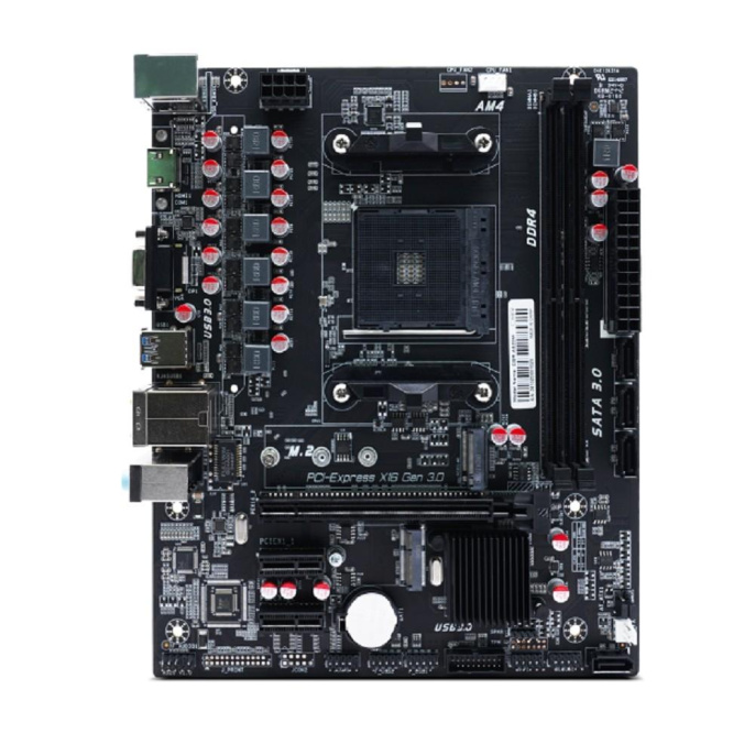 CBR A520M { Chipset A520, Socket AM4, 2*DDR4, mATX, VGA+HDMI, 1*PCIEx16,1*PCIEx1,1*M.2 PCIe NVMe Gen3 x4 & SATA3 , 4*SATA3, 2*USB2.0 + 4*USB3.0, LAN 1Gb}