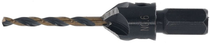 Сверло DeWalt DT70790-QZ пилотное, диаметр: 2.38мм, тип хвостовика: шестигранный HEX , диаметр хвостовика: 6.35мм, материал изготовления: инструментальная сталь, в комплекте: сверло с зенкером