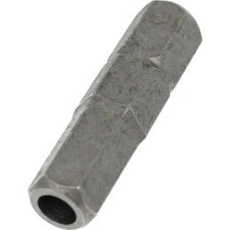 Бита шестигранник с отверстием HEX-HOLE 6.0x25 мм, 4 шт ЦКИ 39816