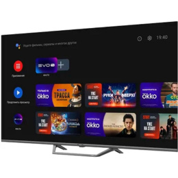 43" Телевизор HAIER Smart TV S2 Pro, QLED, 4K Ultra HD, черный, СМАРТ ТВ, Android TV[DH1PM9D00RU]