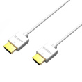 Кабель HDMI LAZSO WH-511 2m Миниатюрный кабель для передачи сигналов HDMI 1.4, максимальное разрешение 4Кх2К. Круглое сечение. Тип разъёмов А-А вилка-вилка , 19 pin, позолоченные контакты. Сечение жил 36AWG, т (WH-511(2M))