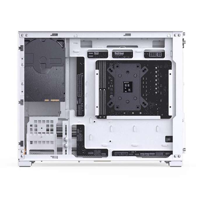 Корпус без блока питания Case JONSBO D32 PRO, Mini-Tower, TG, no fan, 2xUSB-A 3.2 + 1xUSB-C 3.2, mATX, mDTX, mITX White (D32 PRO White)