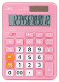 Калькулятор Deli EM210FPINK,  12-разрядный, розовый