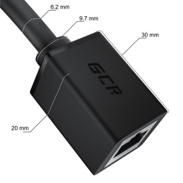 GCR Удлинитель патч-корда прямой 3.0m, UTP медь, кат.6, 24 AWG, ethernet high speed 10 Гбит/с, RJ45, GCR-52651 Greenconnect GCR-52652