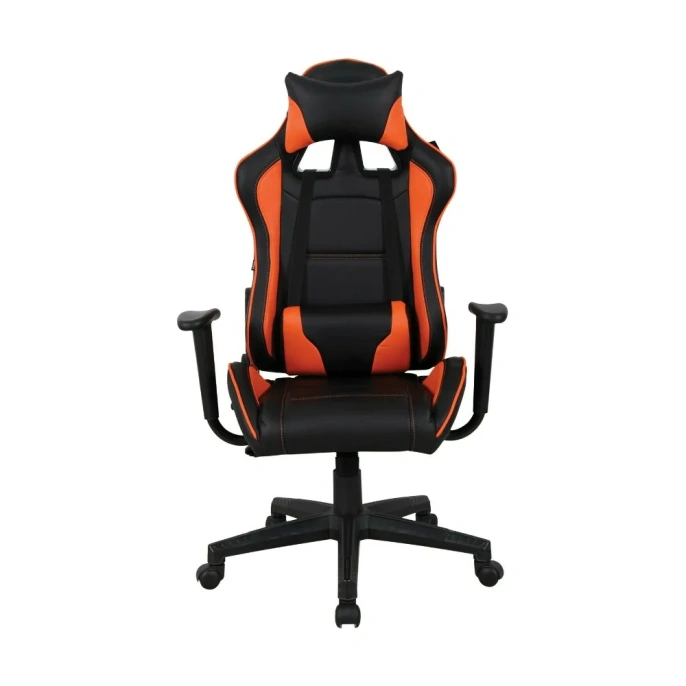 Компьютерное геймерское офисное кресло BRABIX GT Racer GM-100, с подлокотниками, подушки, экокожа 531925