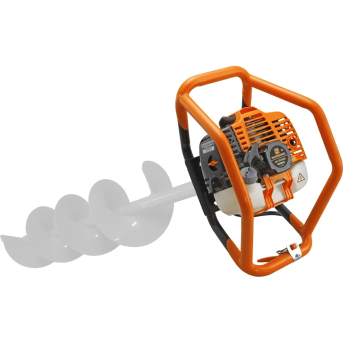 Мотобур AG- 55/000 1400Вт/1,9лс, без шнека, d пос=20мм, 52см.куб. усилен.рама(30шт/пал) CARVER 01.003.00097