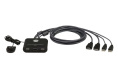 Переключатель KVM Aten CS22HF 2xPC port
