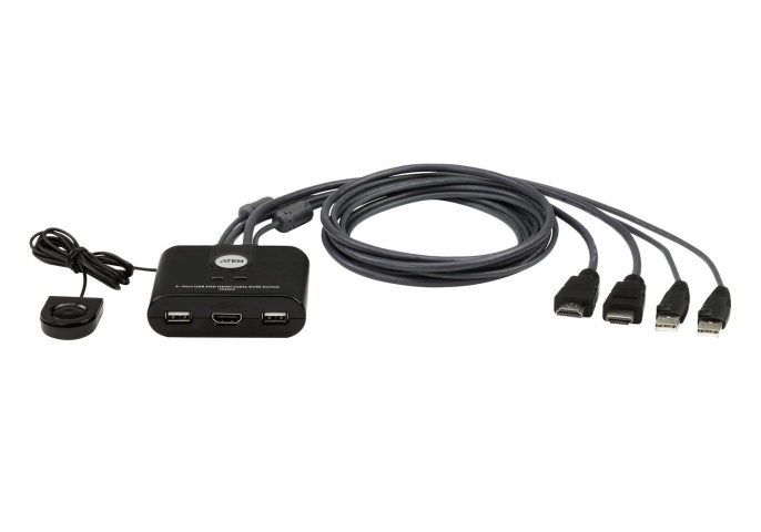 Переключатель KVM Aten CS22HF 2xPC port