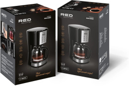 Кофеварка капельная Red Solution RCM-M1529 900Вт черный/серебристый