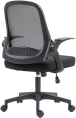Кресло Cactus CS-MC212-BK черный низк.спин. крестов. пластик пластик черный