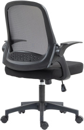 Кресло Cactus CS-MC212-BK черный низк.спин. крестов. пластик пластик черный