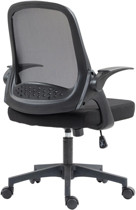 Кресло Cactus CS-MC212-BK черный низк.спин. крестов. пластик пластик черный