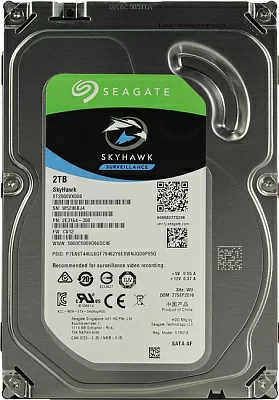Жёсткий диск HDD 2 Tb SATA 6Gb/s Seagate SkyHawk Surveillance ST2000VX008 3.5" 64Mb