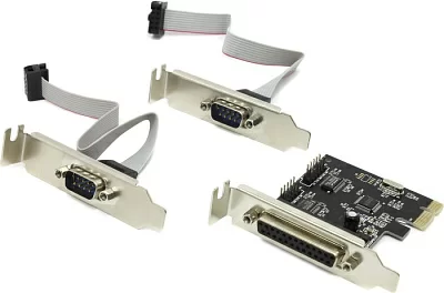 Контроллер Espada PCIe2S1PLWCH (OEM) PCI-Ex1, 2xCOM9M + 1xLPT25F, LowProfile