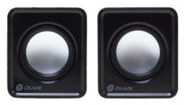 Колонки Oklick OK-331,  2.0,  черный [440404]