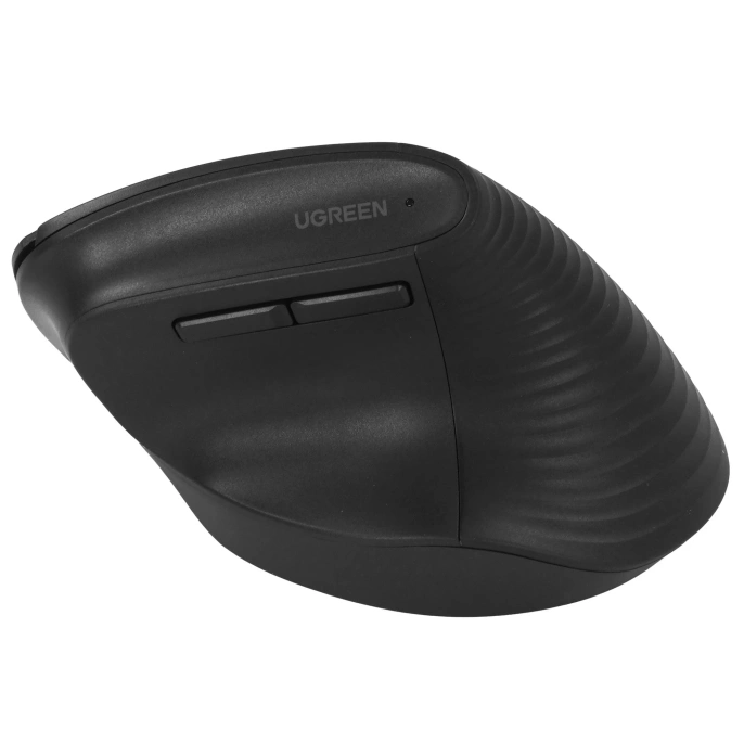 Беспроводная вертикальная мышка UGREEN M571P 65042 Wireless Vertical Mouse 2.4GHz & Bluetooth. Цвет: черный