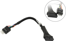 Espada 10pinMto20pinF 10pinM - 20pinF подключение USB2.0 кабеля от передней панели к USB3.0