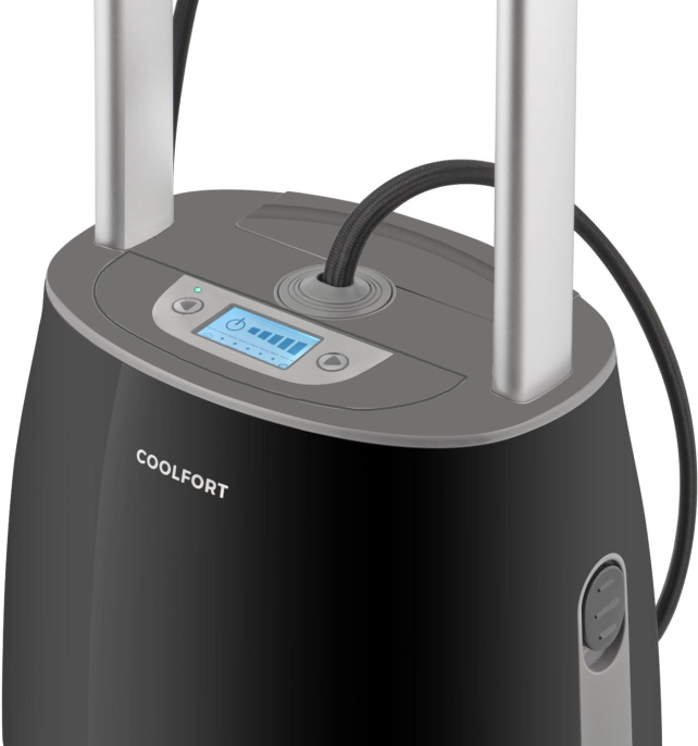 Отпариватель напольный COOLFORT CF-3445,  черный/серый