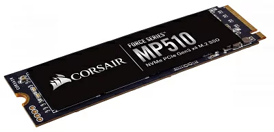 Твердотельный накопитель Corsair. CORSAIR Force MP510 SSD 1920GB, 3D TLC, M.2 (2280), PCIe Gen 3x4, NVMe, R3480/W2700, TBW 3120