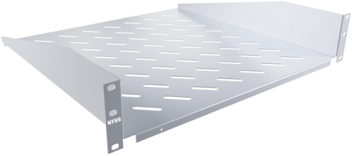 Полка стац. NTSS (NTSS-FF-450) 2U 20кг. 19" 450мм серый