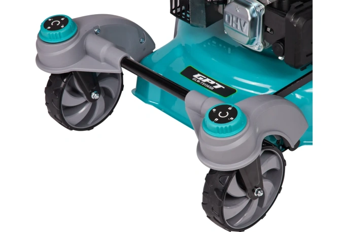 Газонокосилка бензиновая GPT GLM-Т5136SR роторная газонокосилка, самоходная, бензиновый двигатель, 3600 Вт, 5 л.с., ширина скашивания: 51 см 60 л