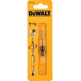 Сверло пилотное 2,38 мм с зенкером для шурупов 3 мм, размер №6 DEWALT DT 7604