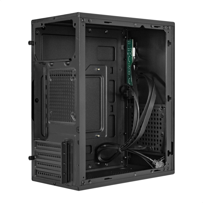 Корпус Minitower ExeGate BAA-303MU (mATX, без БП, 2*USB+1*USB3.0, HD Audio, черный) EX299065RUS