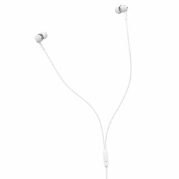 HOCO M70/ Наушники + микрофон/ Кнопка ответа/ 1.2м/ 3.5 mm jack/ White