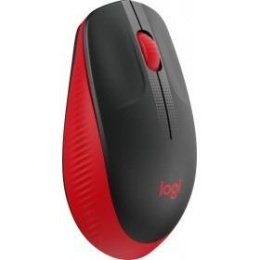 Манипулятор Logitech Wireless Mouse M190 (RTL) USB 3btn+Roll беспроводная 910-005908 black\red