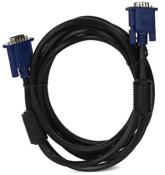 Кабель VGA 15 male - VGA 15 male VCOM VVG6448-3M 2f 3м