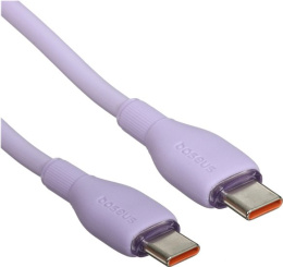 Кабель Baseus P10355702511-B3 Pudding Series Fast Charging Cable Type-C to Type-C 100W 1.2m Nebula Purple (CB000055)